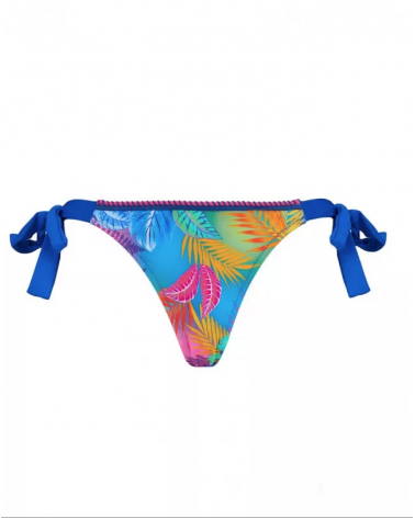 Braga lazos bikini Antigel colección ''L'Avatar des Iles'' TALLAS: s, m, l, xl; COLOR: bleu avatar Composición: