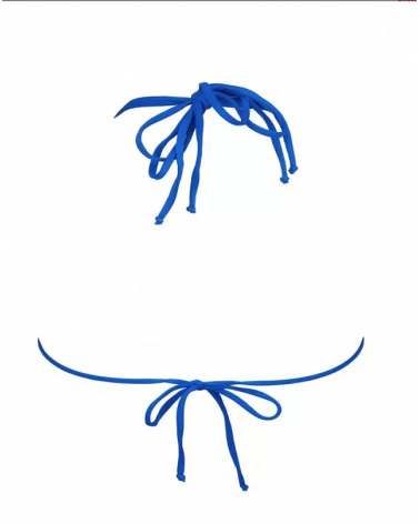 Triángulo bikini cortinilla Antigel colección ''L'Avatar des Iles'' EBB2747 TALLAS: s, m, l, xl; COLOR: bleu avatar