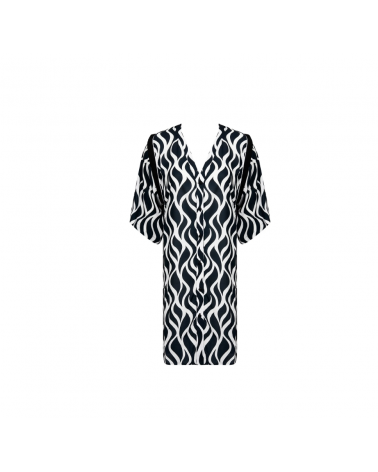 Vestido camisero Lise Charmel colección ''Ondes Marines'' ASB2177 TALLAS: s, m, l, xl; COLOR: ondes bicolores