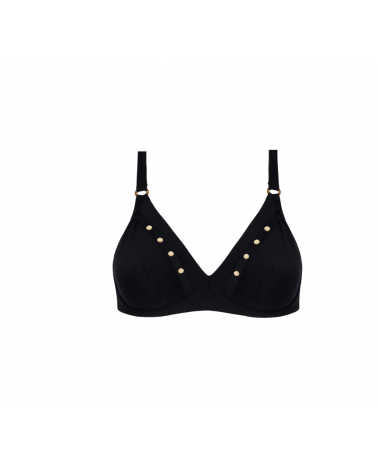 Triángulo bikini aros Lise Charmel colección ''Eclat Rock'' ABB2570 COLOR: negro; TALLAS: 85c, 90c, 95c, 100c, 85d