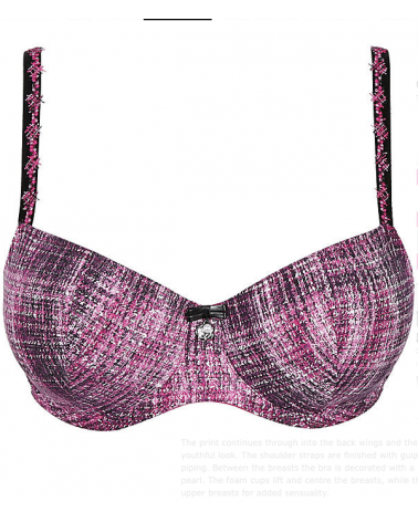 SUJETADOR PRIMA DONNA TWIST COPA D ICONE 241400 TALLAS: 90, 95, 100, 105, 110; COLOR: pink tweed Temporada: inv15/16 -