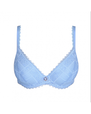Sujetador escotado Marie Jo colección Jadei COLOR: azul; TALLAS: 85b, 90b, 95b, 100b, 85c, 90c, 95c, 100c, 85d, 90d