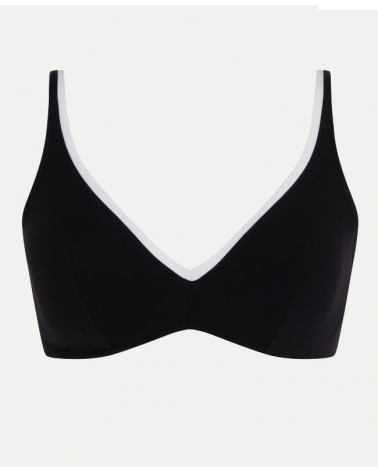 BIKINI CON ARO SIN FOAM CHANTELLE 12IMAD COLOR: negro; TALLAS: 100, 105 Composición: 84% nylon, 16% elastano, forro