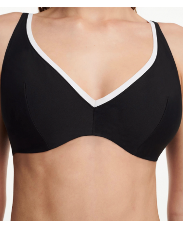 BIKINI CON ARO SIN FOAM CHANTELLE 12IMAD COLOR: negro; TALLAS: 100, 105 Composición: 84% nylon, 16% elastano, forro