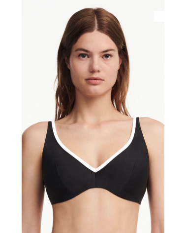 BIKINI CON ARO SIN FOAM CHANTELLE 12IMAD COLOR: negro; TALLAS: 100, 105 Composición: 84% nylon, 16% elastano, forro
