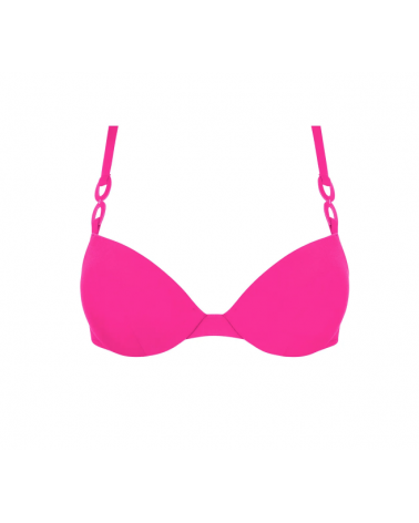 TOP BIKINI COPA D GRACE INFINIE ABB8571 LISE CHARMEL COLOR: negro, verde, tresse fuschia; TALLAS: 90, 95, 85 Temporada: