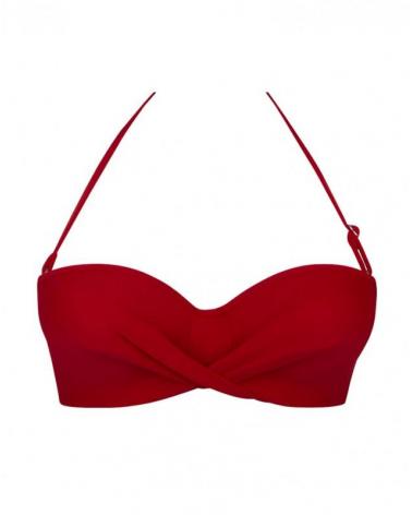 BANDEUA BIKINI ANTIGEL COPA C LA CHIQUISSIMA EBB7114 COLOR: rojo, negro, me, md; TALLAS: 95, 100 Temporada: 15verano