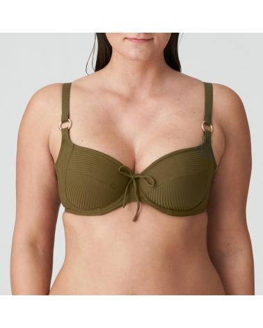 TOP BIKINI PRIMA DONNA COPAD SAHARA 4006310D COLOR: negro, verde oliva; TALLAS: 95, 105, 110 Temporada: summer 23 -   -