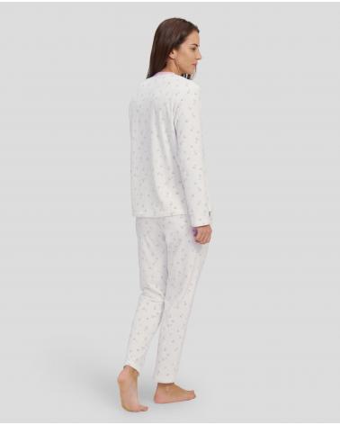 PIJAMA MUJER CORAZONES LOHE Y241555 TALLAS: s, m, l, xl; COLOR: unico Temporada: winter 24 - Toda la lencería de noche