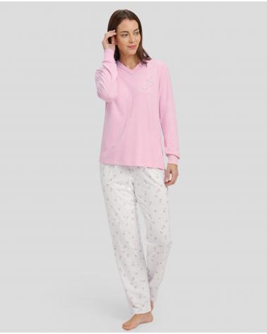 PIJAMA MUJER LOHE CORAZONES Y241155 TALLAS: s, m, l, xl; COLOR: unico Temporada: winter 24 - Toda la lencería de noche