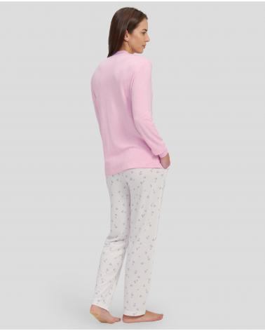 PIJAMA MUJER LOHE CORAZONES Y241155 TALLAS: s, m, l, xl; COLOR: unico Temporada: winter 24 - Toda la lencería de noche