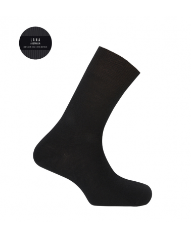CALCETIN LISO CANALE LANA AUSTRALIA 13301-10 PUNTO BLANCO COLOR: negro; TALLAS: 10.5, 11, 11.5 Temporada: invierno 2012