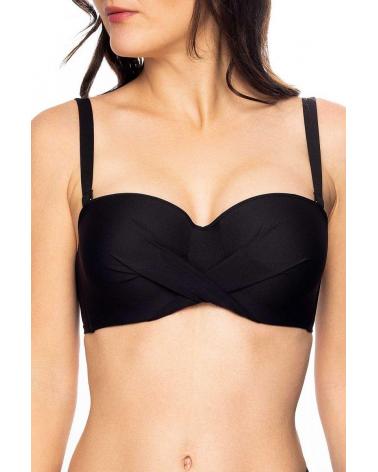 BANDEAU BIKINI ANTIFEL COPA E LA CHIQUISSIMA FBB7114 COLOR: negro; TALLAS: 100 Temporada: inv2020 - Colección Baño