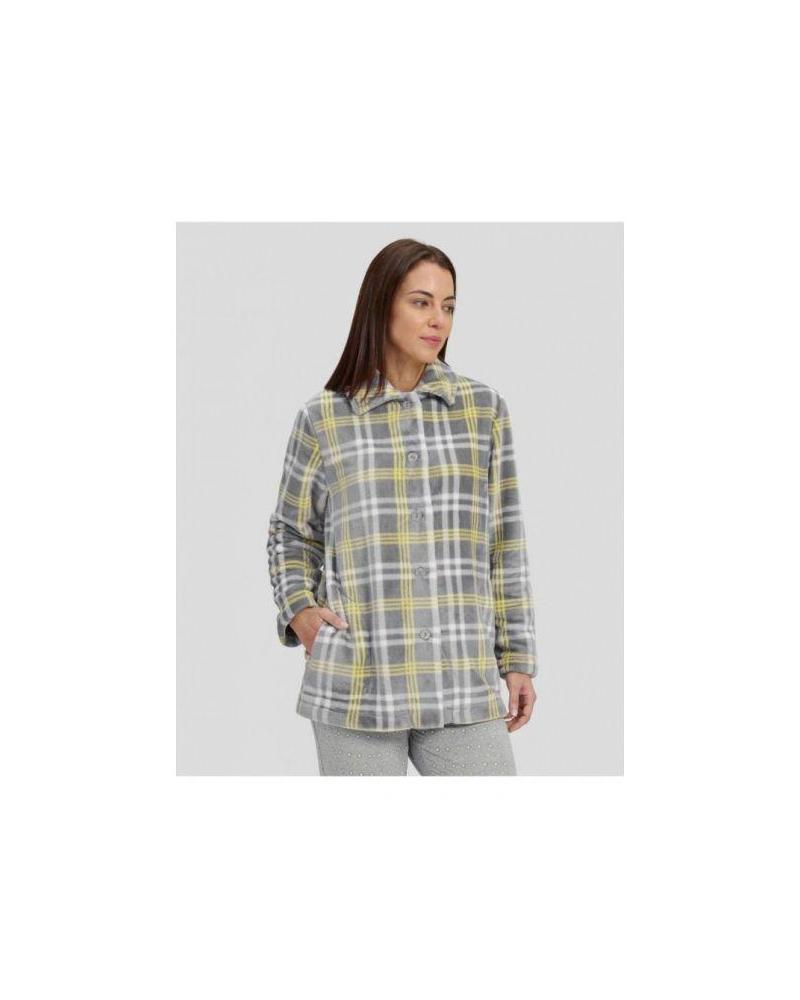CHAQUETA MUJER LOHE CUADROS 1456 TALLAS: s, m, l, xl; COLOR: unico Temporada: winter 24 - Toda la lencería de noche de