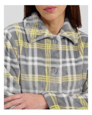 CHAQUETA MUJER LOHE CUADROS 1456 TALLAS: s, m, l, xl; COLOR: unico Temporada: winter 24 - Toda la lencería de noche de