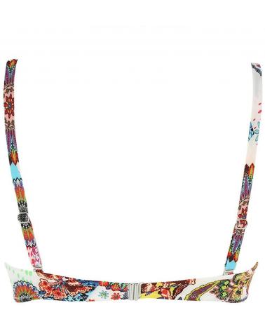 TOP BIKINI ANTIGEL EBA4368B LA SAMARKAND LISE CHARMEL COLOR: blanco, coral; TALLAS: 90, 95, 100 Temporada: ver17 -