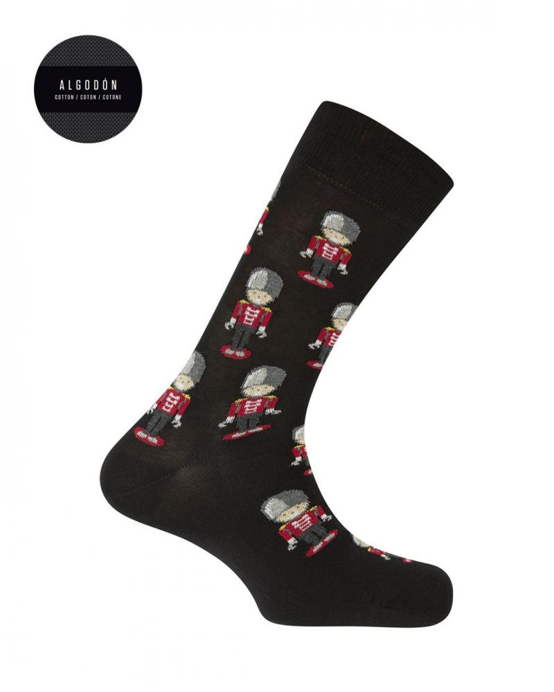 CALCETIN CABALLERO PUNTO BLANCO 73911-10 SOLDADOS DE PLOMO COLOR: negro; TALLAS: u Temporada: winter 24 - Hombre Ropa