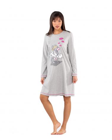 camisola mujer Kukuxumusu 242262 TALLAS: m, l; COLOR: unico Temporada: winter 24 - Toda la lencería de noche de mujer