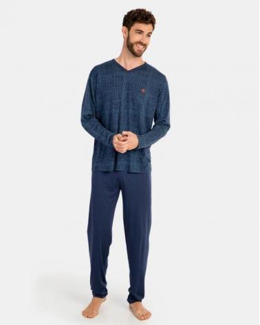 PIJAMA HOMBRE MASSANA P741340 MODAL TALLAS: m, l, xl, xxl, 3xl; COLOR: unico Temporada: winter 24 - Hombre Ropa