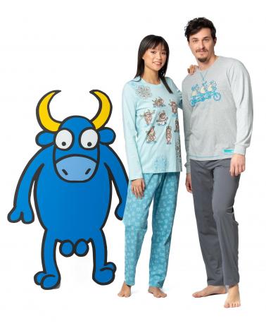 PIJAMA KUKUXUMUSU TANDEM 242251 TALLAS: m, l, xl; COLOR: unico Temporada: winter 24 - Hombre Ropa Interior y baño