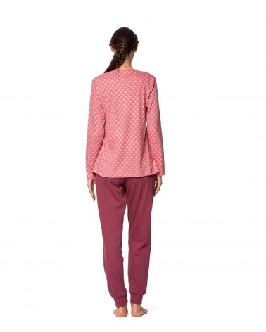 PIJAMA MUJER SEÑORETTA INTERLOCK 242122 TALLAS: m, l, xl; COLOR: unico Temporada: winter 24 - Toda la lencería de noche