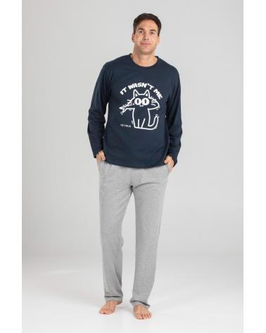 PIJAMA HOMBRE PETTRUS 5845 TALLAS: s, m, l, xl; COLOR: unico Temporada: winter 24 - Hombre Ropa Interior y baño Online 