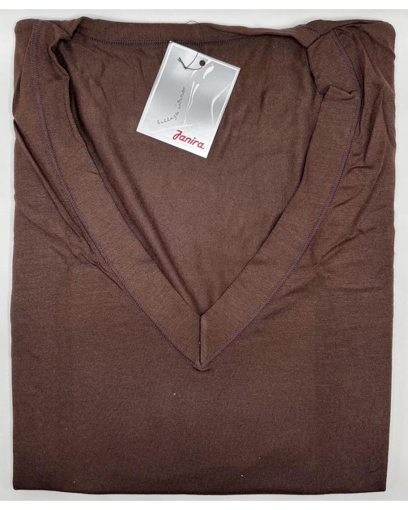 CAMISETA M/L PICO SPA MODAL JANIRA TALLAS: m, g, sg; COLOR: negro, cafe, opal, ultraviolet Temporada: invierno 2012 -  