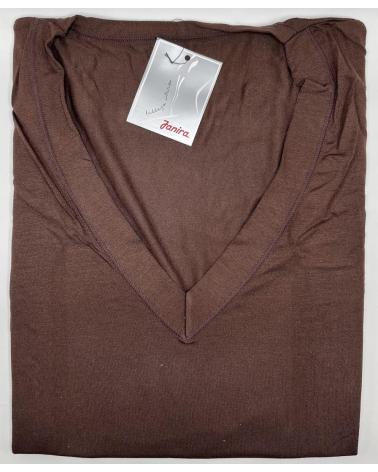 CAMISETA M/L PICO SPA MODAL JANIRA TALLAS: m, g, sg; COLOR: negro, cafe, opal, ultraviolet Temporada: invierno 2012 -  