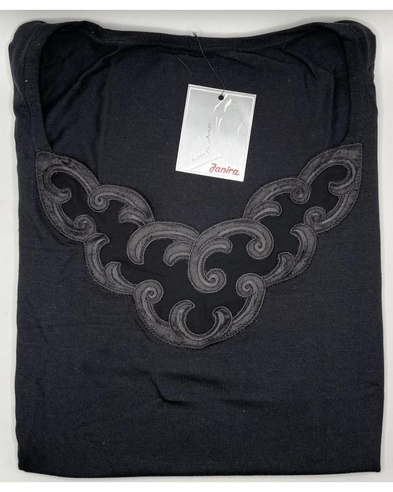 CAMISETA JANIRA MANGA LARGA YVES-MODAL JANIRA TALLAS: m, g, sg; COLOR: negro, opal Temporada: invierno 2012 - Descubre