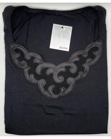 CAMISETA JANIRA MANGA LARGA YVES-MODAL JANIRA TALLAS: m, g, sg; COLOR: negro, opal Temporada: invierno 2012 - Descubre