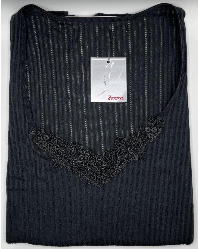 CAMISETA MUJER JANIRA M/LARGA VENUS TALLAS: m, g, sg; COLOR: negro Temporada: invierno 2012 -   - PEPI GUERRA