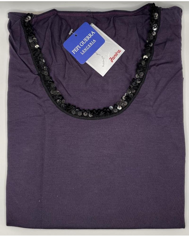 CAMISETA MUJER JANIA M/LARGA CHICK-MODAL TALLAS: m, g, sg; COLOR: negro, ultraviolet Temporada: invierno 2012 -