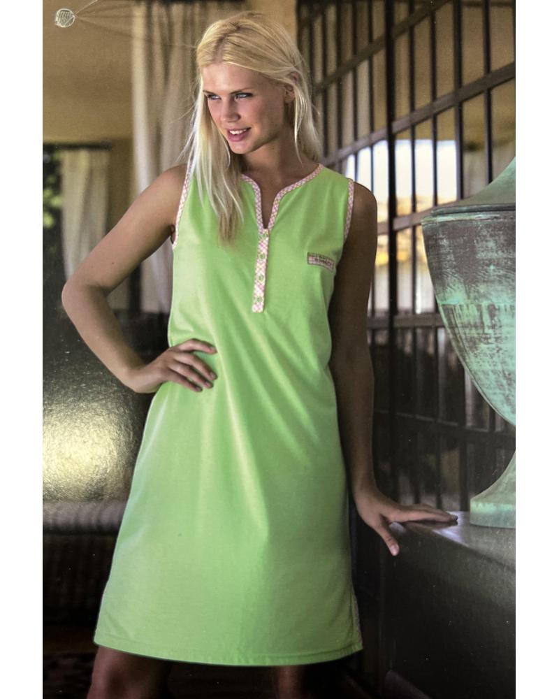 L097262 CAMISOLA MASSANA TALLAS: m, l, xl; COLOR: azul, verde Temporada: anteriores - Toda la lencería de noche de