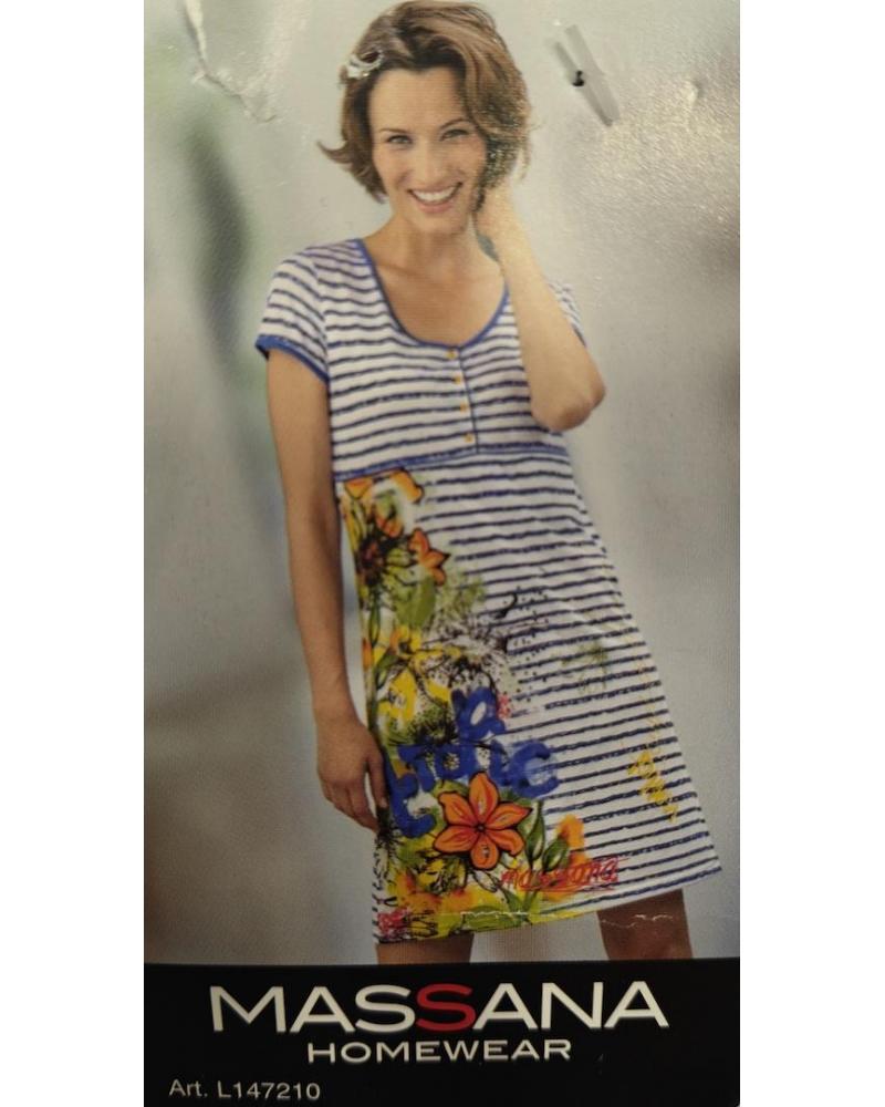 CAMISOLA MASSANA L147210 TALLAS: m, l; COLOR: azul Temporada: verano 2014 - Toda la lencería de noche de mujer online 
