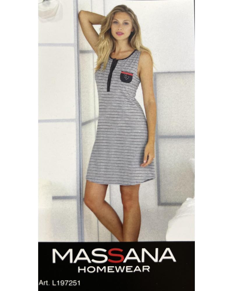 l197251 camison SIN MANGAS massana COLOR: gris; TALLAS: m, l, xl, xxl Temporada: ver19 - Toda la lencería de noche de
