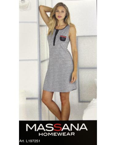 l197251 camison SIN MANGAS massana COLOR: gris; TALLAS: m, l, xl, xxl Temporada: ver19 - Toda la lencería de noche de