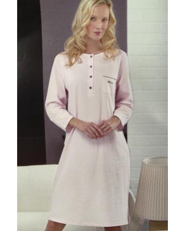 CAMISOLA MASSANA MANGA LARGA L597265 TALLAS: m, l, xl; COLOR: rosa Temporada: anteriores - Toda la lencería de noche de