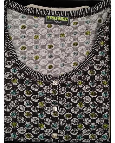 CAMISOLA MANGA LARGA MASSANA L627255 TALLAS: l, xl; COLOR: ebano Temporada: invierno 2012 - Toda la lencería de noche