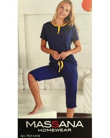 PIJAMA MUJER MARCA MASSANA P211218 TALLAS: xl, xxl; COLOR: unico Temporada: ver21 - Toda la lencería de noche de mujer