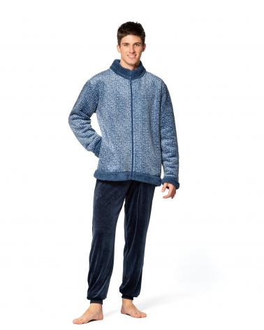 CHAQUETA CREMALLERA HOMBRE SOY VELOUR 242649 TALLAS: m, l, xl; COLOR: unico Temporada: winter 24 - Hombre Ropa Interior