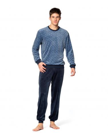 PIJAMA VELOUR HOMBRE SOY 242648 TALLAS: s, m, l, xl; COLOR: unico Temporada: winter 24 - Hombre Ropa Interior y baño