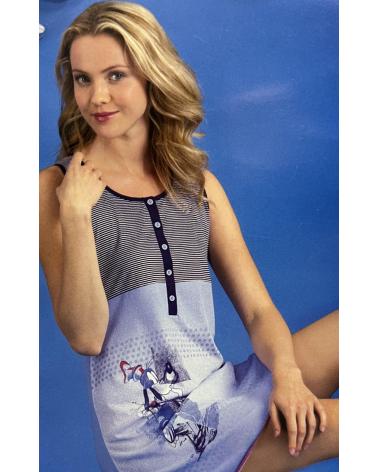 CAMISOLA DISNEY MASSANA D117214 TALLAS: m; COLOR: cielo Temporada: anteriores - Toda la lencería de noche de mujer