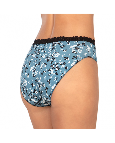 P2 BRISLIP COQ BLACK BLOOM CL TALLAS: m, l; COLOR: unico Temporada: winter 24 - Todas las braguitas mujer online  -