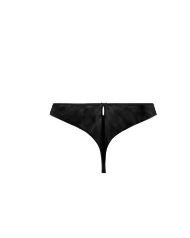 Tanga Lise Charmel colección Splendeur Soie TALLAS: xs, s, m, l, xl; COLOR: negro, ecru nacre, splendeur aurore