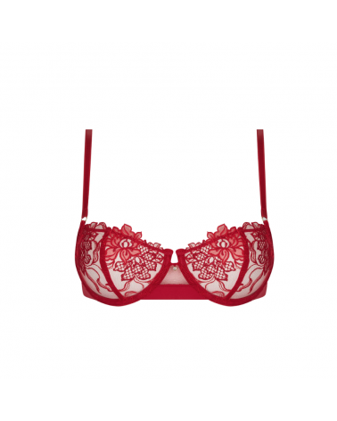 Sujetador Lise Charmel colección Adorable en Sexy COLOR: rojo; TALLAS: 85b, 90b, 95b, 100b, 85c, 90c, 95c, 100c, 85d