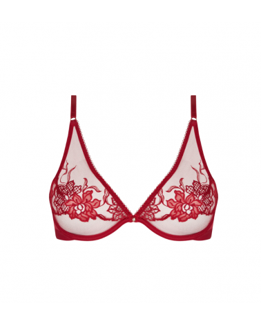 Suejtador Lise Charmel colección Adorable en Sexy COLOR: rojo, negro; TALLAS: 85b, 90b, 95b, 85c, 90c, 95c  -   - PEPI