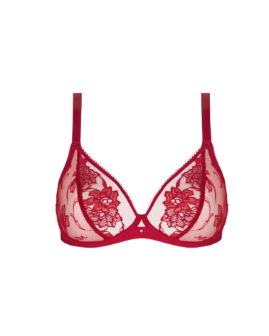 Sujetador Capacidad Lise Charmel colección Adorable en Sexy BCH6785 COLOR: rojo, negro; TALLAS: 85d, 90d, 95d, 100d