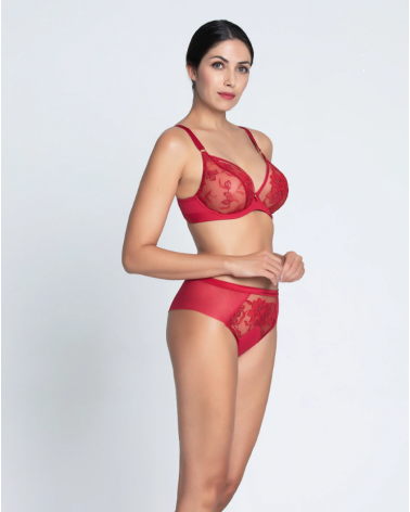 Sujetador Capacidad Lise Charmel colección Adorable en Sexy BCH6785 COLOR: rojo, negro; TALLAS: 85d, 90d, 95d, 100d