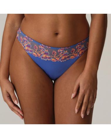 Tanga Prima Donna colección Lenca COLOR: azul; TALLAS: 38, 40, 42, 44, 46  -   - PEPI GUERRA