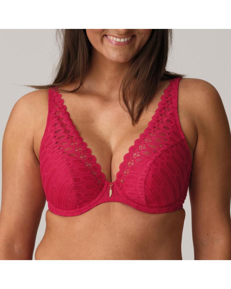 Sujetador Bralette Prima Donna Twist colección Los Ayala COLOR: rojo; TALLAS: 90c, 95c, 100c, 105c, 85d, 90d, 95d